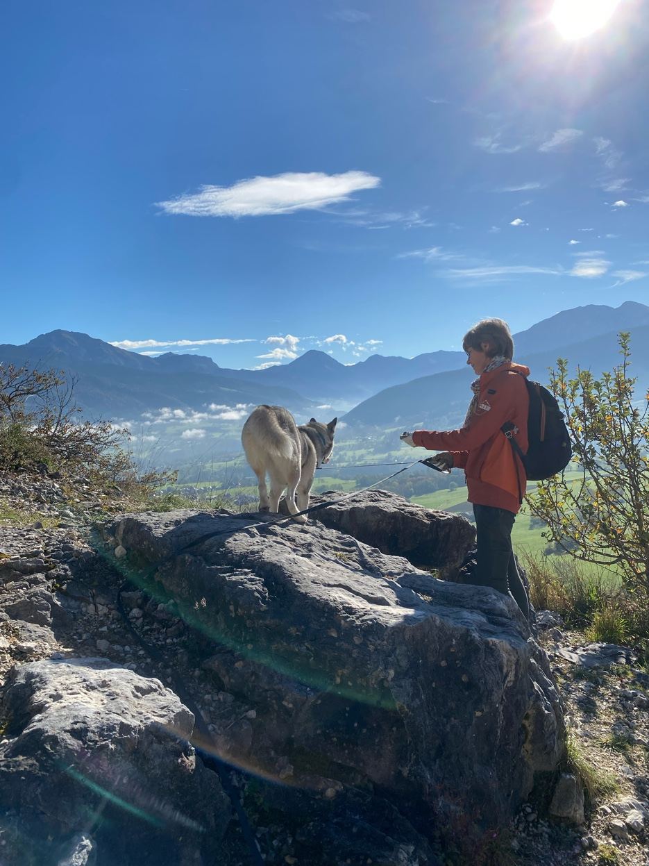 Anna-Gaëlle dans les Bauges